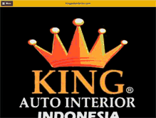Tablet Screenshot of kingautointerior.com